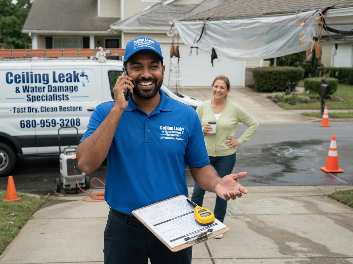 Ceiling Leak Cleanup Pawnee, TX FAQs
